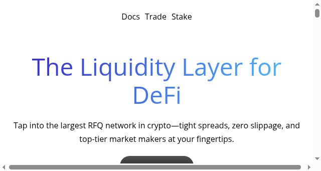 Screenshot of hashflow.com