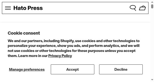 Screenshot of hatopress.net