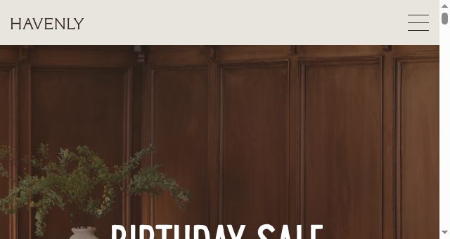 Screenshot of havenly.com
