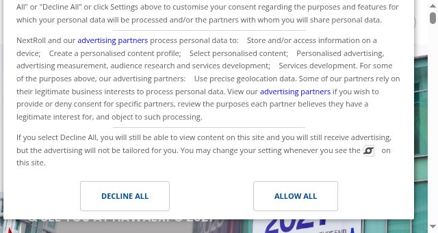 Screenshot of hawaexpo.com