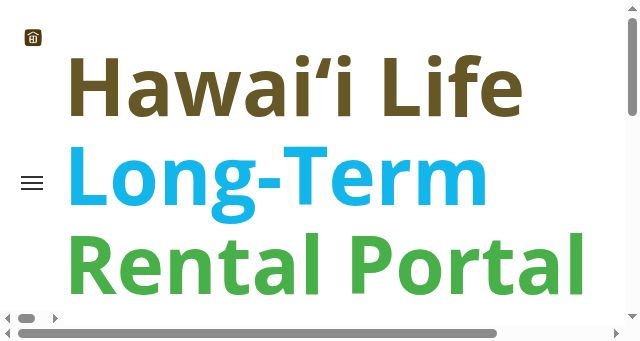 Screenshot of hawaiilifelongtermrentals.com