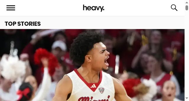 Screenshot of heavy.com