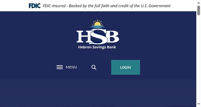 Screenshot of hebronsavingsbank.com