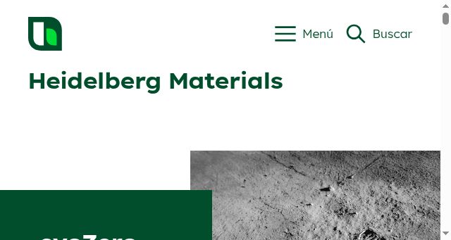 Screenshot of heidelbergmaterials.es