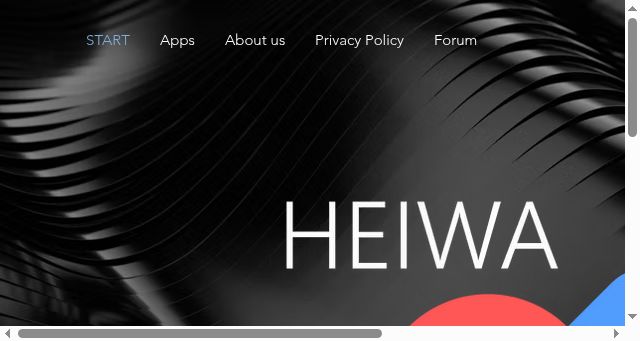 Screenshot of heiwa-games.com