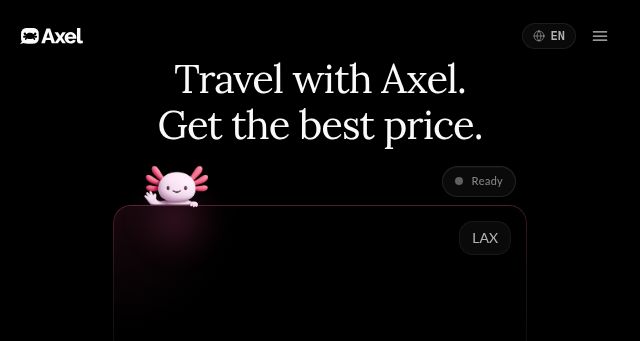 Screenshot of helloaxel.com