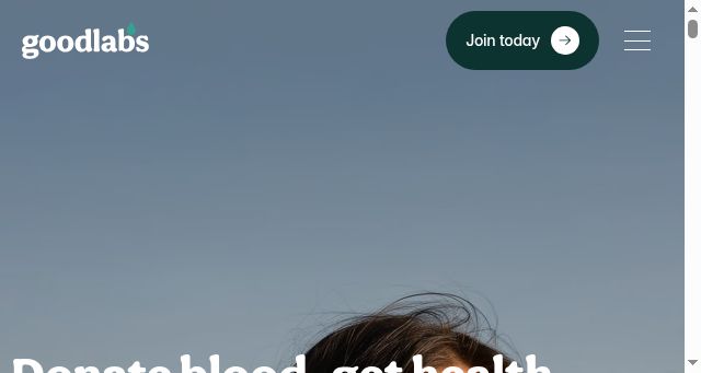 Screenshot of hellogoodlabs.com