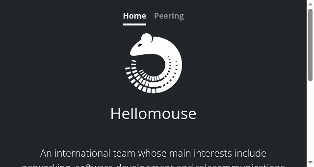 Screenshot of hellomouse.net