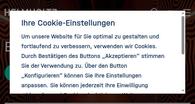 Screenshot of helmholtz.de