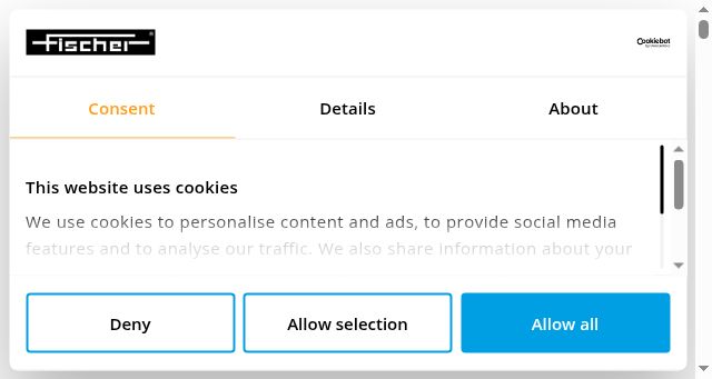 Screenshot of helmut-fischer.com