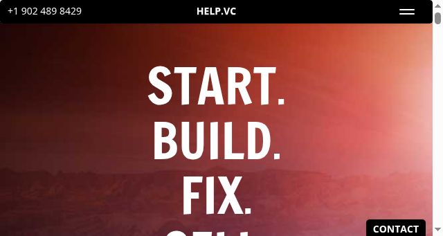 Screenshot of help.vc