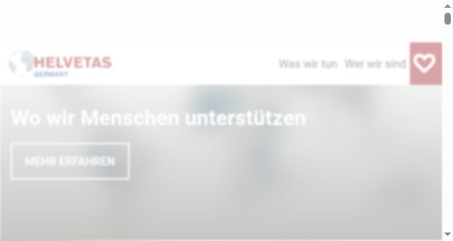 Screenshot of helvetas.de