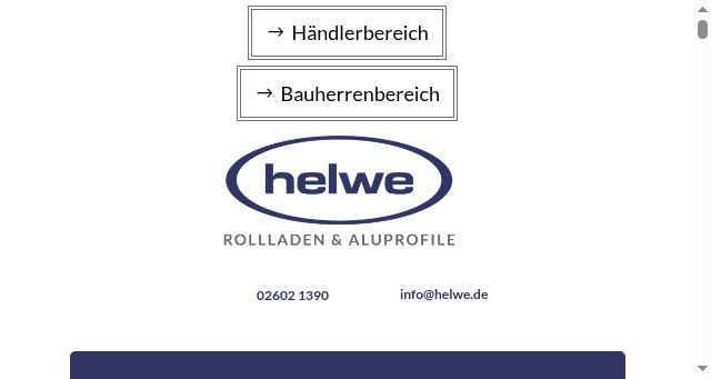 Screenshot of helwe.de