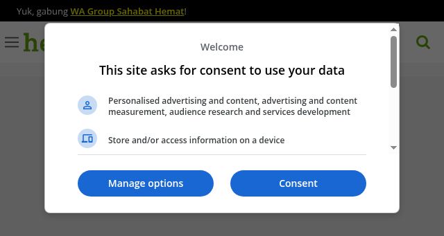 Screenshot of hemat.id