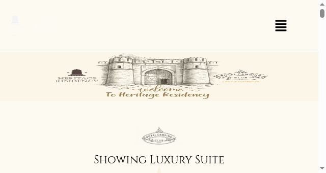 Screenshot of heritageresidencypanhala.com