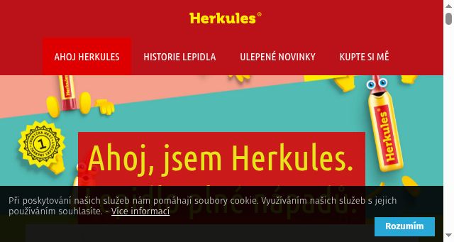 Screenshot of herkules.cz