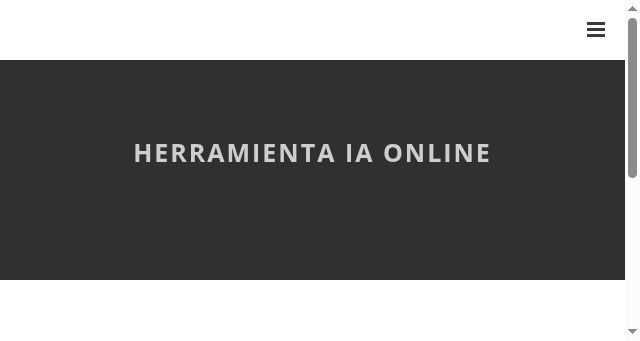 Screenshot of herramienta-ia.online