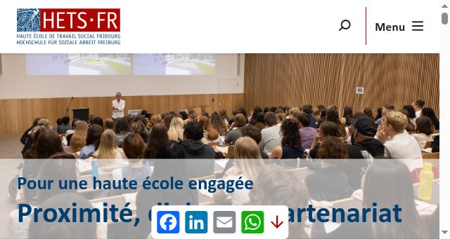 Screenshot of hets-fr.ch