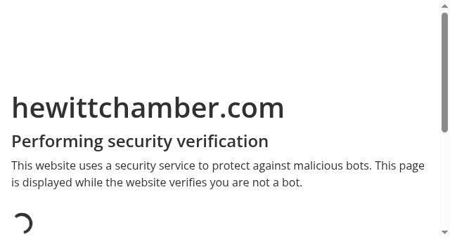 Screenshot of hewittchamber.com