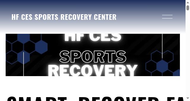 Screenshot of hfcessportsrecovery.com