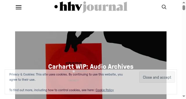 Screenshot of hhv-journal.com