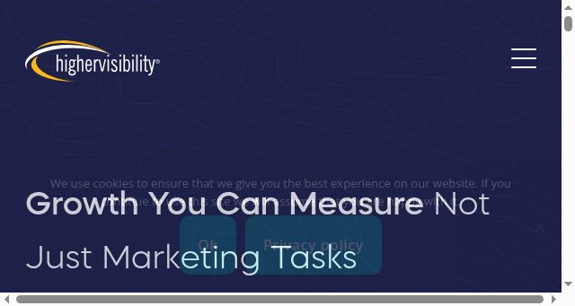 Screenshot of highervisibility.com