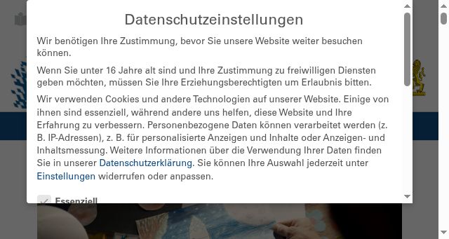 Screenshot of hightechagenda.de