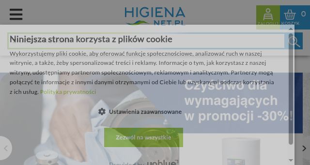Screenshot of higiena.net.pl