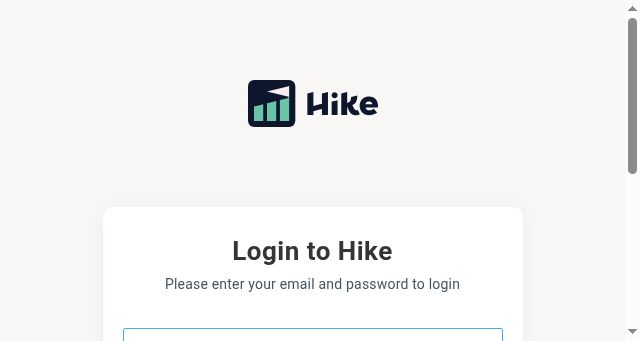 Screenshot of hike.marketing