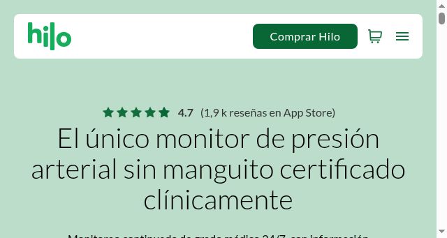 Screenshot of hilo.com