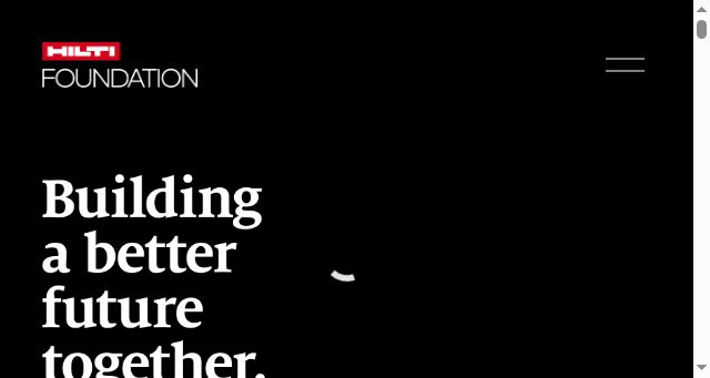 Screenshot of hiltifoundation.org