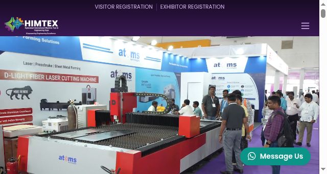 Screenshot of himtex.in