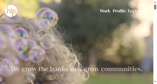 Screenshot of hip.financial