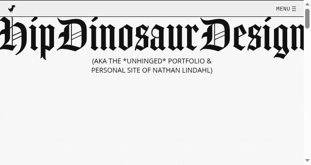 Screenshot of hipdinosaur.com