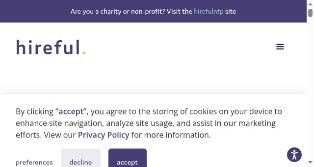 Screenshot of hireful.com