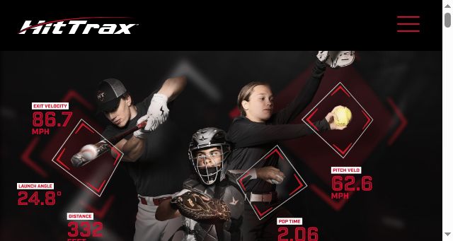 Screenshot of hittrax.com