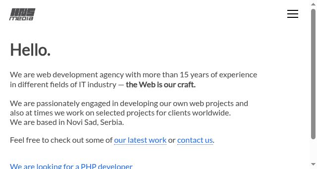 Screenshot of hnsmedia.net