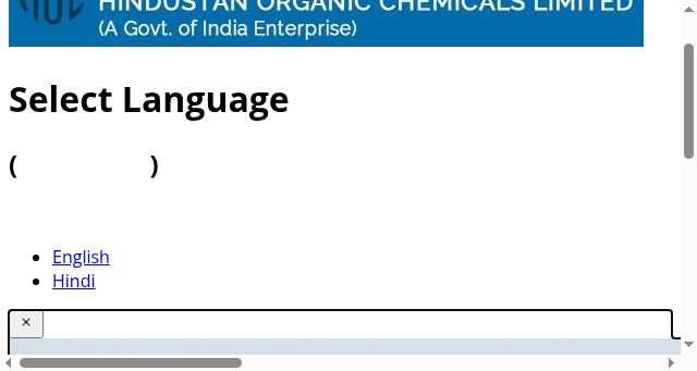 Screenshot of hoclindia.com