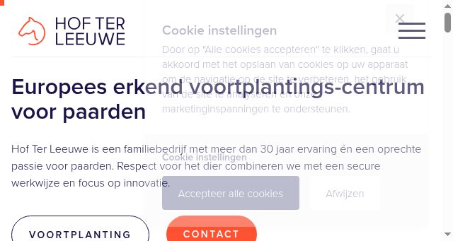 Screenshot of hofterleeuwe.be