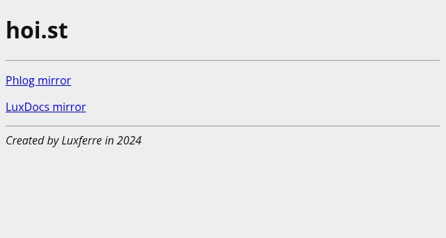 Screenshot of hoi.st