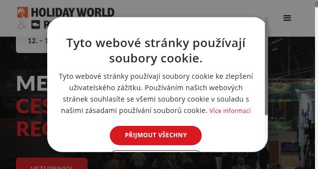 Screenshot of holidayworld.cz