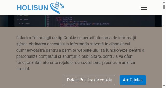 Screenshot of holisun.com