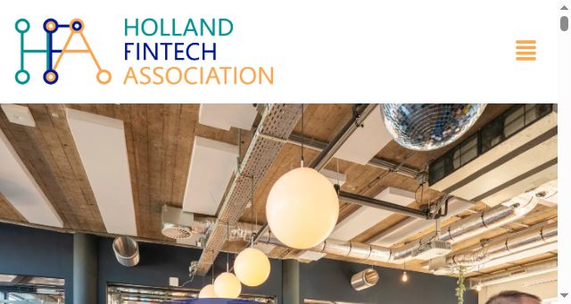 Screenshot of hollandfintechassociation.org