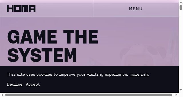 Screenshot of homagames.com