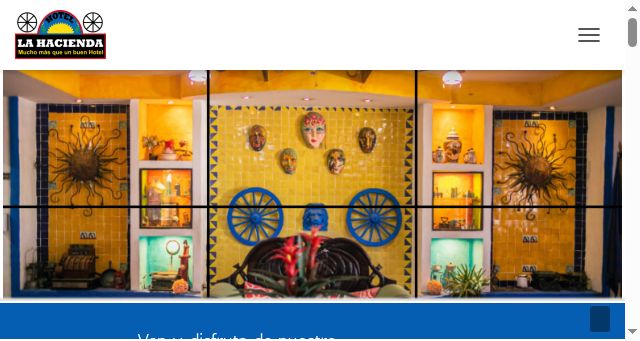 Screenshot of hotel-lahacienda.net