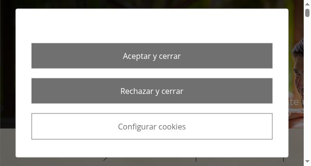 Screenshot of hotelhuertodelcura.com