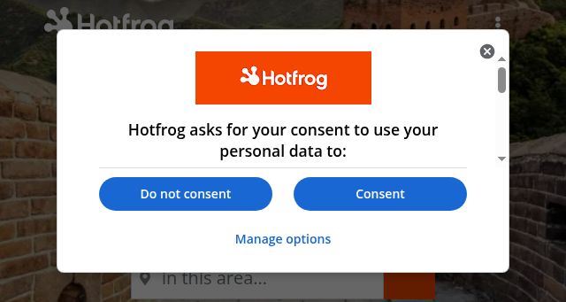 Screenshot of hotfrog.cn