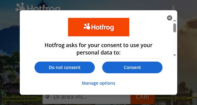 Screenshot of hotfrog.co.id