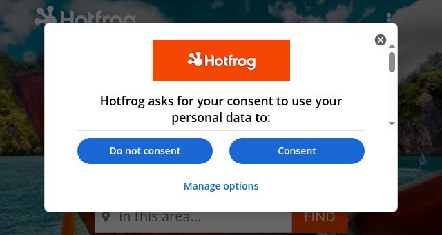 Screenshot of hotfrog.co.th