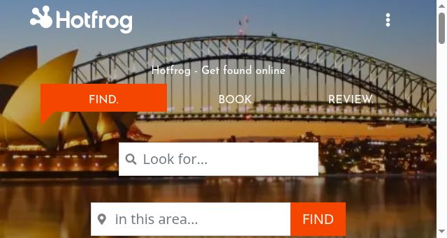 Screenshot of hotfrog.com.au